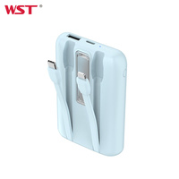 Nouvelle Tendance 2025 : Batteries Externes Portables WST 10000mAh à Charge Rapide Magnétique Sans Fil 15W et PD20W pour l'Extérieur (Vente en Gros)