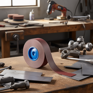 Rollo de tela abrasiva de corindón Ttake Ab1050 de 115x50000 mm para lijado de metales - Product Image 3