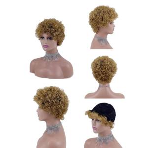 Exclusivo para Salones: Peluca Afro HD F-026, Cabello Rizado, Negro Sedoso, Cabello Brasileño, Se Puede Teñir, Encaje Transparente, Virgen - Product Image 5