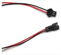 JST SM Conector de Cable a Cable de Paso de 2,54mm Macho Hembra 2 Pines 3 Pines 4 Pines Carcasa de Enchufe y Arnés de Terminal