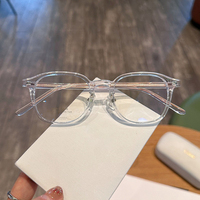 Gafas de montura redonda Retro Unisex, gafas de bloqueo de luz azul, gafas ópticas, protección contra rayos azules para juegos de ordenador