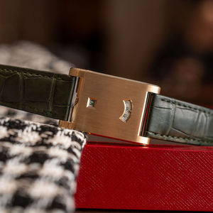 Reloj cuadrado dorado personalizable CILOA para hombre, moderno y a la moda, resistente al agua, regalo de lujo ligero, reloj de cuarzo - Product Image 2