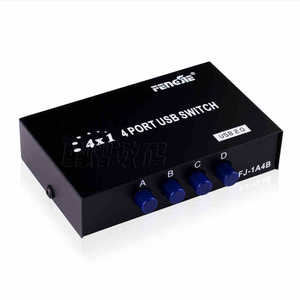 Fengjie 4 Port <b>Usb</b> <b>Switch</b> 2.0 Manual 1 To 4 Printer Sharing Adapter For Computer Office Use - Product Image 2
