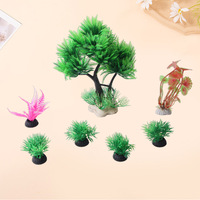 Plusieurs types de décoration de paysage d'aquarium durable et créative pour la conception de plantes de simulation d'aquarium en gros