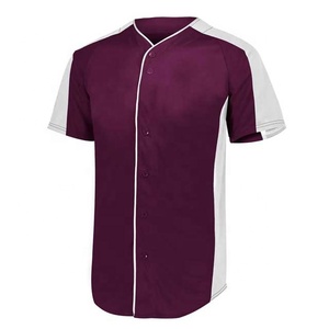 Impression personnalisée Baseball Chemises simples Baseball Jersey Outfit Mens Sublimation Prix pas cher Jersey Baseball - Product Image 1