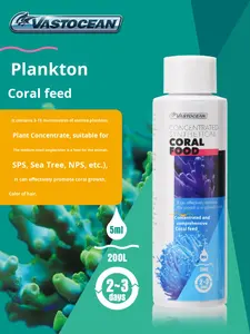 Nourriture concentrée liquide pour coraux à descente lente pour aquarium de poissons avec artemias, rotifères et plancton - en bouteille - Product Image 5