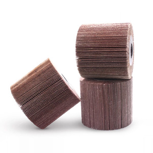 Disco abrasivo de tela de <span class=keywords><strong>esmeril</strong></span> eléctrico duradero, alto, varios granos, 60 # ~ 600 #, pulido de trefilado de espejo de acero inoxidable - Product Image 4