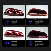 Nouveau feu arrière LED rouge XUNBAI Plug & Play pour VW 7P 2011-2018, feu stop séquentiel et feu de position, remplacement direct et amélioration