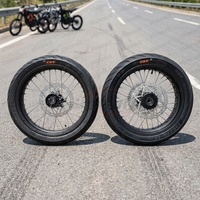Juego de Ruedas Surron Ultra Bee Supermoto de 17 Pulgadas con Neumáticos CST, Kit de Frenos de Disco Delanteros y Traseros