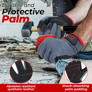 <span class=keywords><strong>Guanti</strong></span> da Lavoro <span class=keywords><strong>Tattici</strong></span> da Addestramento PRI Marchio di Fabbrica Pronti per la Spedizione in Tessuto di Microfibra per Edilizia e Meccanica con Funzione Touch Screen - Product Image 2