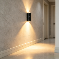 Lampe murale LED à triple induction RGB 16 couleurs pour chambre à coucher, lumière d'ambiance nocturne
