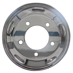 新型 Jingu ニオブ合金鋼 トラックホイール 16x5.5J ブライト仕上げ 耐荷重1500-2000LBS 交換用ホイールリム - Product Image 5