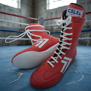 Zapatos de Boxeo de Cuero Natural Personalizados de la Mejor Calidad para Hombre - Suela de Goma para Todas las Temporadas, Personalizables - Product Image 2