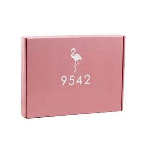 Caja <span class=keywords><strong>de</strong></span> Cartón Rosa para Envíos Postales, Caja <span class=keywords><strong>de</strong></span> Embalaje Ecológica para Cosméticos, Caja <span class=keywords><strong>de</strong></span> Cartón para Envíos con Logotipo Personalizado - Product Image 3