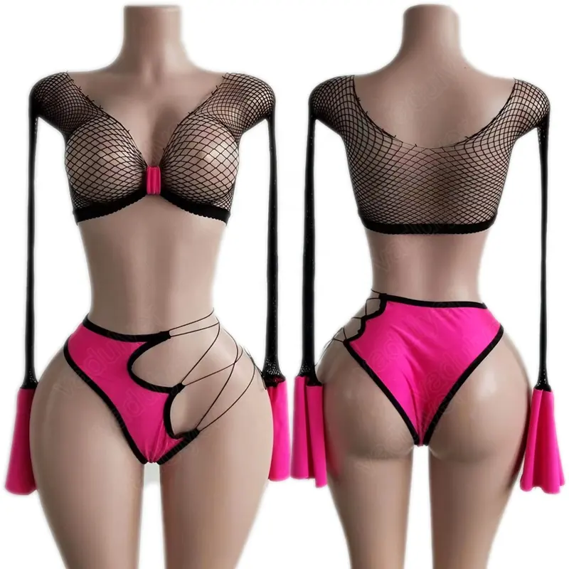 Premium venda Quente EUA Moda Stripper Outfit Designer Exótico Dancewear