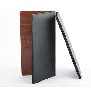 Carteras largas para hombre, con cremallera, delgadas, de cuero genuino, con protección RFID, para tarjetas, delgadas y largas - Product Image 5
