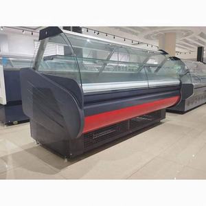 Réfrigérateur de <span class=keywords><strong>boucherie</strong></span> en gros d'usine, réfrigérateur de présentation de viande à température unique avec refroidissement par air, grande réduction - Product Image 4