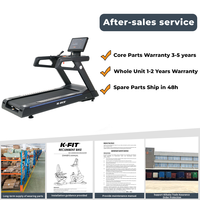 Caminadora Comercial Motorizada K-FIT K7, Equipo de Entrenamiento de Fitness para Gimnasio Comercial de Alta Resistencia