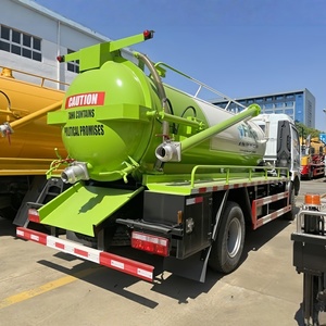 Camión de Succión de Aguas Residuales Dongfeng 4*2, Volumen de Limpieza de 5m3, Camión de Recolección de Aguas Residuales - Product Image 1