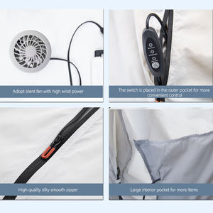 قميص صيفي لتكييف الهواء للرجال, قميص تبريد للسفر مع سترة بمروحة - Product Image 2