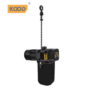 Terbalik rantai listrik seri kerekan digunakan rantai panggung baja kerekan rantai listrik disediakan 1 Ton rem bagian kayu tetap - Product Image 3