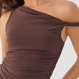Runwaylove R455 Blanc <span class=keywords><strong>Bree</strong></span> Ruched Twist Top - Product Image 3