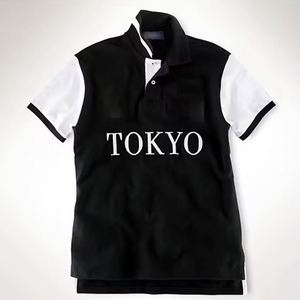 <span class=keywords><strong>Polo</strong></span> da Uomo <span class=keywords><strong>di</strong></span> Alta Qualità in Cotone Pesante 100% con Logo Ricamato Personalizzato, Colletto Rialzato, Casual, <span class=keywords><strong>di</strong></span> <span class=keywords><strong>Marca</strong></span> Popolare - Product Image 3
