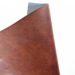 Crazy Horse cuir artificiel Pu cuir synthétique rouleau usine Eco Imitation cuir tissu pour chaussures sacs Cuero Sintetico - Product Image 6
