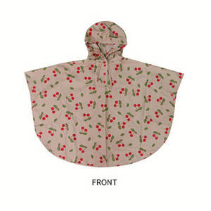 Custom Kersen Bedrukte Regenjas Poncho Kinderen Cartoon Cape Regenjas Ademende Waterdichte Regenjas - Product Image 5