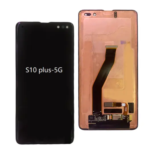 Wholesaler Lcd Display With Touch Screen Digitizer Assembly Replacement Parts for Samsung S10 Plus 5G Pantalla