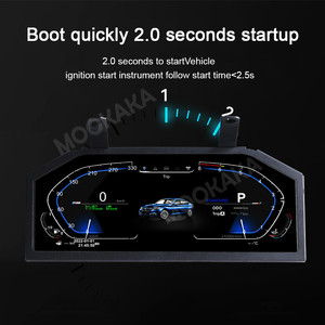 MOOKAKA Écran LCD numérique 12,3 pouces pour système CIC/<span class=keywords><strong>CCC</strong></span> <span class=keywords><strong>E60</strong></span>/E61 2003-2009 Tableau de bord Panneau d'instruments Compteur de vitesse - Product Image 6