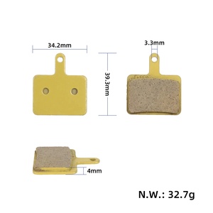 KUKIRIN G2 แผ่นเบรกโลหะเต็มรูปแบบสำหรับสกู๊ตเตอร์ไฟฟ้าแผ่นเบรกไฮดรอลิกทรงสี่เหลี่ยมสำหรับ KUKIRIN G2 อะไหล่เบรกไฮดรอลิก - Product Image 2