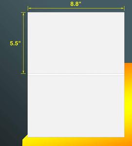 8.5 "x 5.5" nửa tấm tự dính vận chuyển nhãn cho laser & máy in phun printersc (100 tờ, 200 nhãn) - Product Image 2