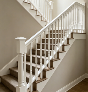 Cubiertas de Madera Premium para Escalones, Madera Sólida con Parte Superior Cuadrada, Piezas Tradicionales para Escaleras, Fácil Instalación, Acabado Duradero y Resistente - Product Image 6
