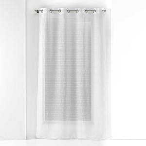 Rideau à œillets avec voile de sable et fils de chenille Opalia 140x280cm - Product Image 1
