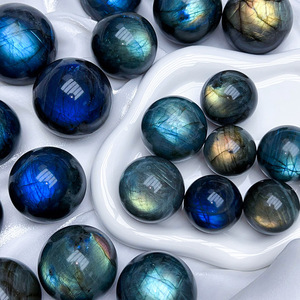 Venda quente Natural de Alta Qualidade Cristais <span class=keywords><strong>Labradorite</strong></span> Esfera Pedra Bola para Home Decor Presentes Energia Cura Outros Artesanato De Cristal - Product Image 4