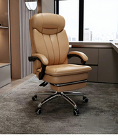 Fauteuil de direction inclinable et réglable en hauteur, confortable, double usage pour bureau à domicile, chambre, salle à manger, atelier, salle de sport, avec fonction de sieste