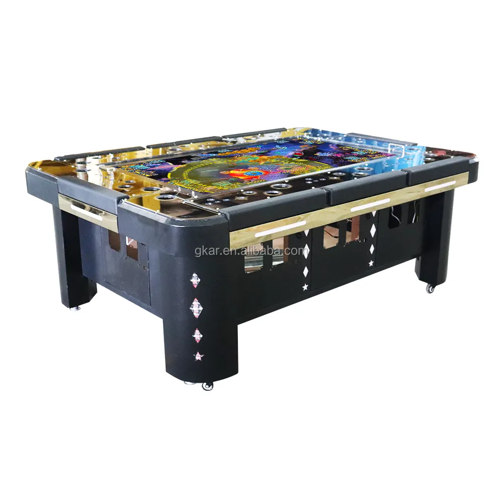 Coin Operated 10 Players Luxury Fishing Machine Game Room Fish Game Table