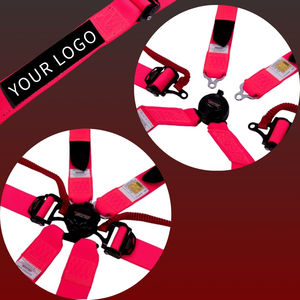 Cinturón de Seguridad de Carreras TBRACING ULTRA-D OEM ODM Personalizado de 2 Pulgadas, Homologado por la FIA 8853-2016, de 6 Puntos, con Correas Fluorescentes de Taiwán - Product Image 4