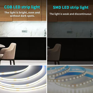 Tira de diodos emisores de luz COB D24v, luz flexible regulable de color blanco, diodo emisor de luz para decoración del hogar - Product Image 4