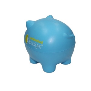 Tirelire bleue à budget illimité en mousse PU, jouet animal anti-stress, cadeau - Product Image 3