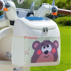 Cute Electric Scooter Front <b>Bag</b> <b>Large</b> Capacity <b>Storage</b> Pocket For Outdoor Sports With Easy To Install Design - Product Image 1