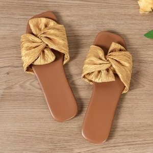 2025 Damen Hausschuhe Old Money Style Flache Sandalen Neues Design Schnelle Lieferung 35-43 Big Size - Product Image 6