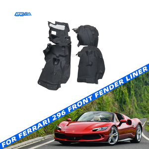 Revestimientos de Guardabarros Delanteros Negros para Ferrari 296 2020-2026, Nuevos, de Plástico, OE 980588 980592 - Product Image 2