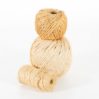 Emballage en sisal naturel, corde en sisal 3 brins 6-12 mm, matériau pour pouf de jardinage
