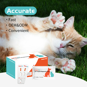 Instrumentos de laboratorio Kit veterinario Diagnóstico <span class=keywords><strong>Fiv</strong></span> Prueba de anticuerpos del virus de la inmunodeficiencia felina para gato - Product Image 1