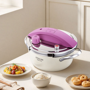 Casserole à pression en acier inoxydable 316, cuisine domestique, multifonctionnelle, 4L, mini-casserole à pression pour cuisinière à gaz et à induction - Product Image 5