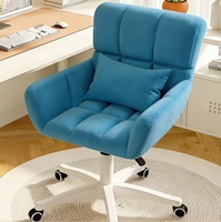 Chaise pivotante confortable pour ordinateur, pour étudiants, pour le maquillage, pour le travail assis, pour le dortoir, pour se détendre