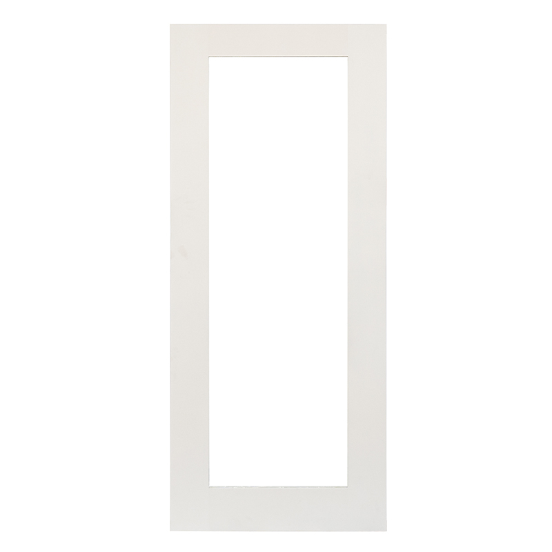 Porte intérieure en MDF avec un panneau de verre