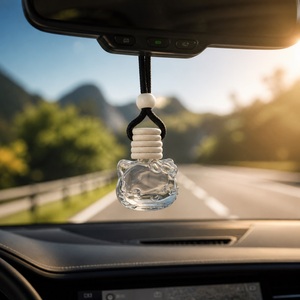 Flacon diffuseur de parfum pour voiture <span class=keywords><strong>en</strong></span> <span class=keywords><strong>verre</strong></span> 8ml, bouteille vide pour désodorisant de voiture, diffuseur de parfum suspendu pour voiture - Product Image 5